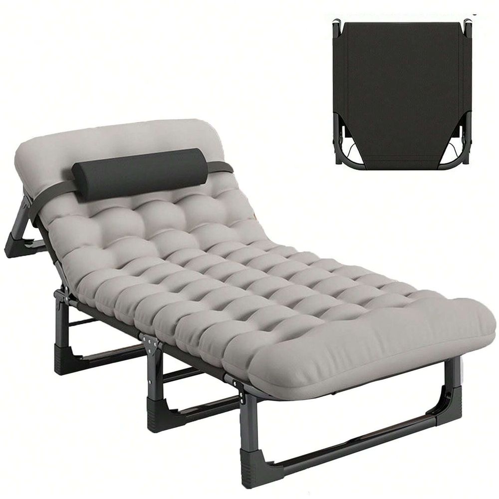 Outdoor Furniture Philippines - Cot, 4 Positions Adjustable Reclining Folding