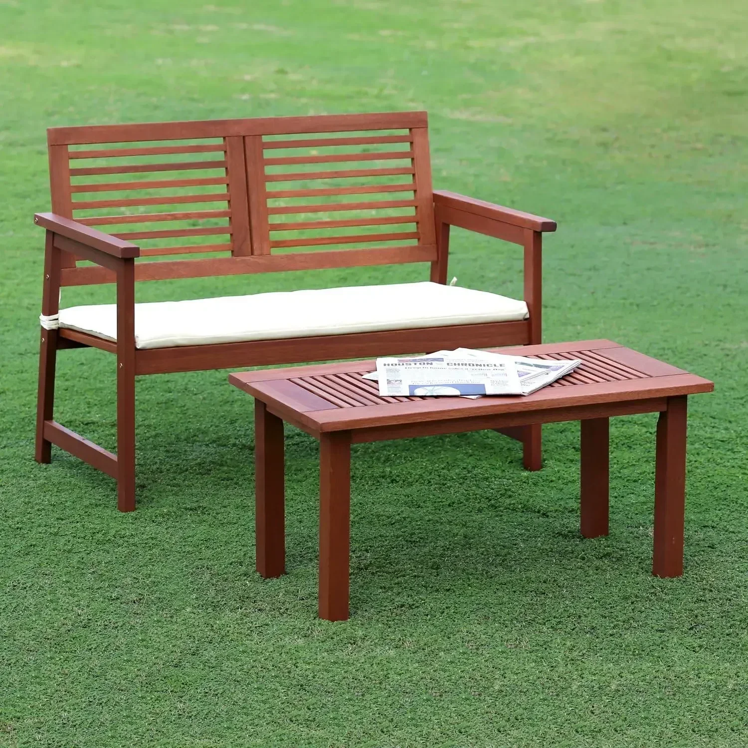 Outdoor Furniture Oil Teak - XMSJ-FG161167 Tioman Hardwood Outdoor Bench in