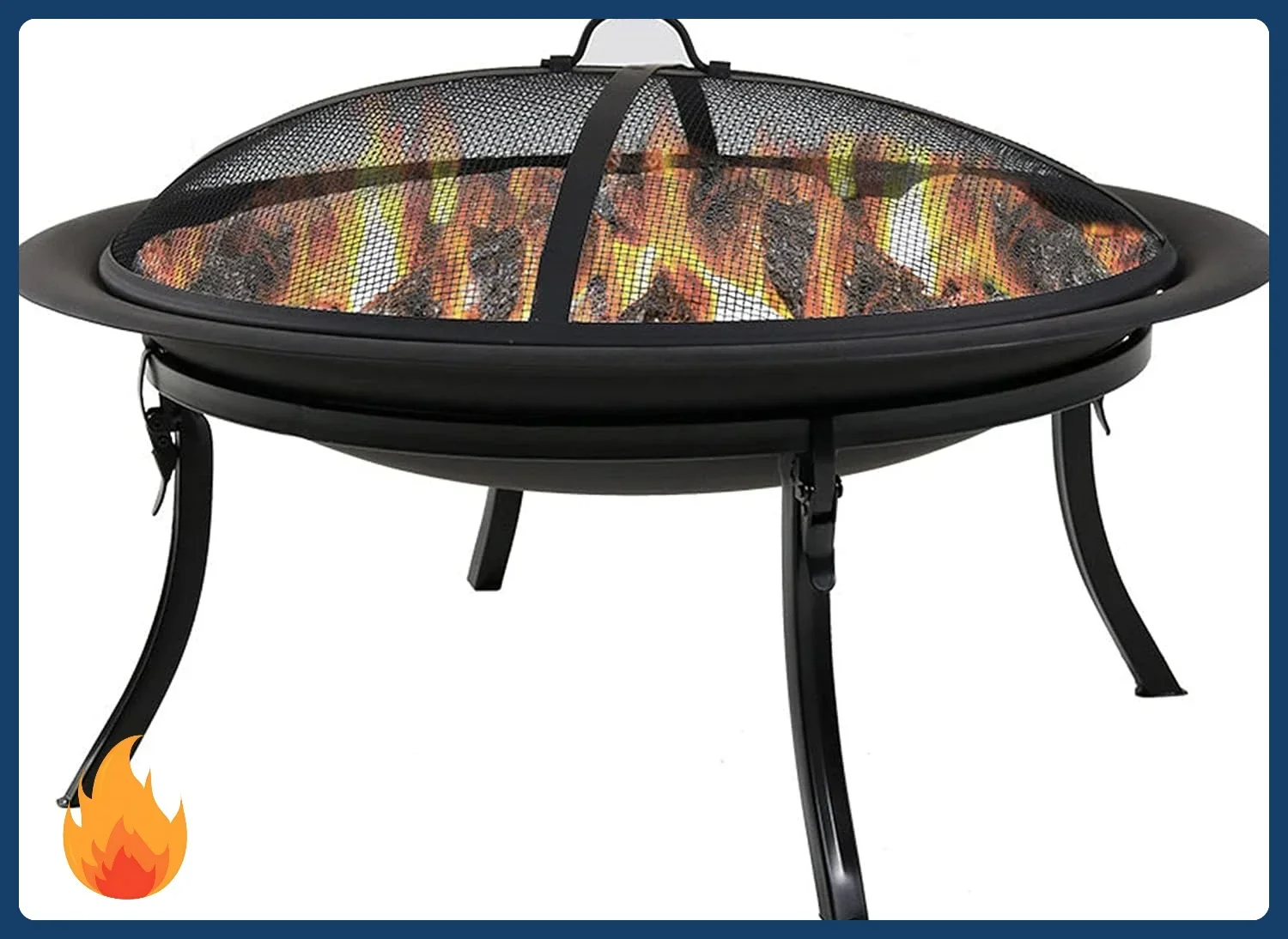 Patio Heater Standing - [Discounted Price!]Sunnydaze 29-Inch Portable Fire Pit