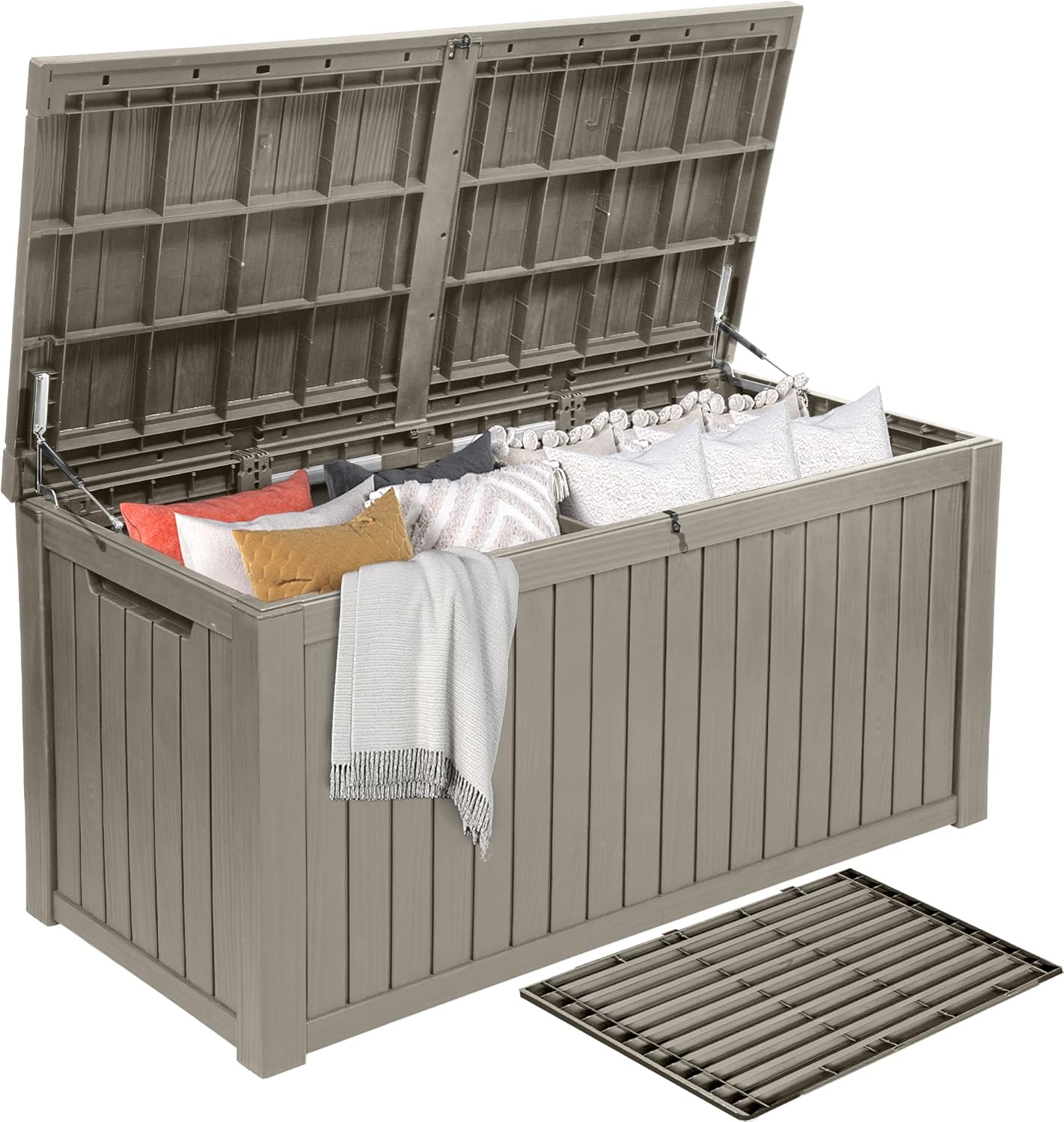 Garden Storage Box - 220 Gallon Extra-Large Patio Deck Box,