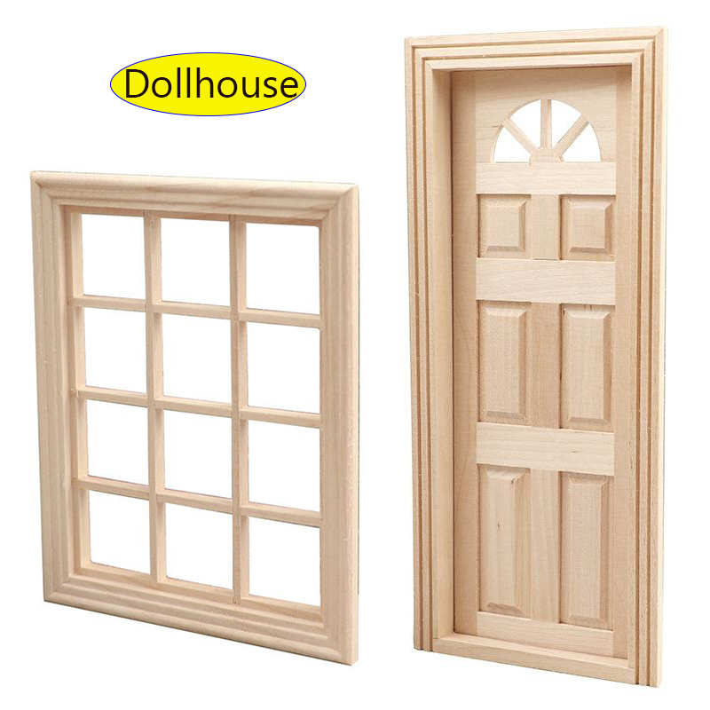 Outdoor Furniture Wood - 1 Set Furniture Accessories 1/12 Wooden