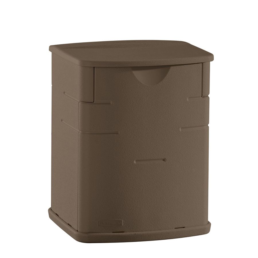 Garden Storage Box - Small Resin Outdoor Storage Deck Box