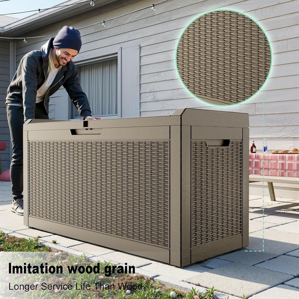 60 Gallon Resin Deck Box - Loc - Garden Storage Box recensione e prezzo