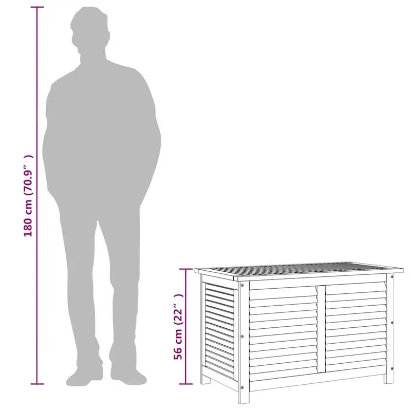 Garden Storage Box Natural Woo - Garden Storage Box recensione e prezzo