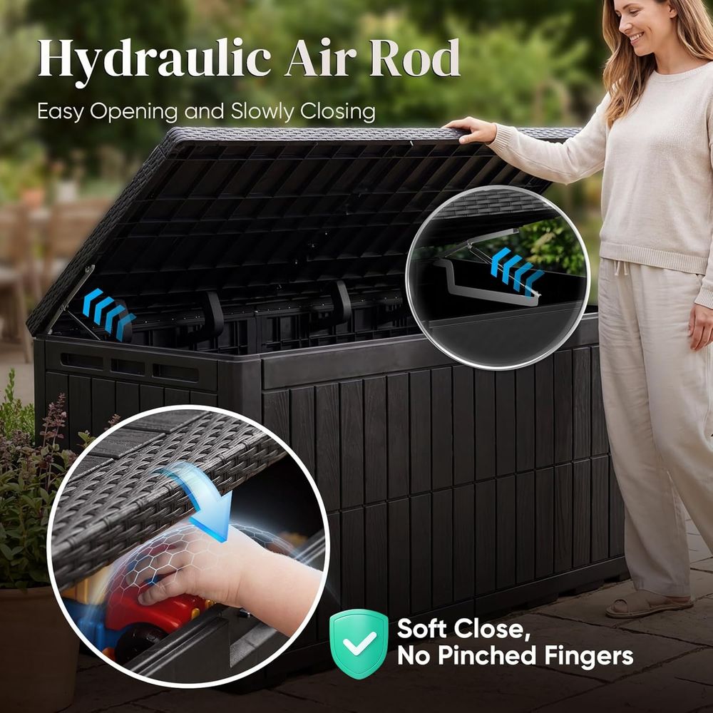 Resin Deck Storage Box, Outdoo - Garden Storage Box recensione e prezzo