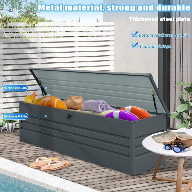 2026 New：260 Waterproof Outdoo - Garden Storage Box recensione e prezzo