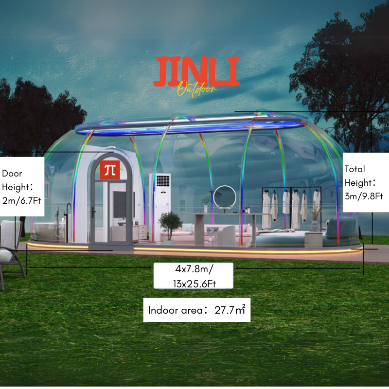 7.8-Meter Transparent Starry P - Outdoor Furniture Hotel recensione e prezzo