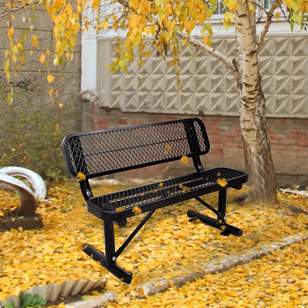 Heavy Duty Outdoor Steel Park  - Garden Bench Metal recensione e prezzo