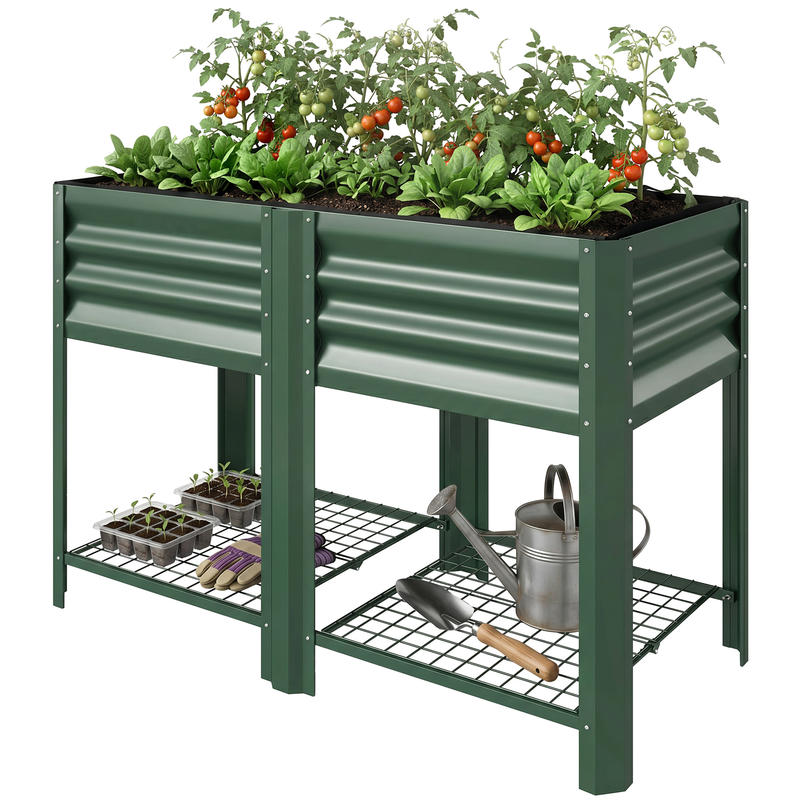 Outsunny Raised Garden Bed Gal - Garden Storage Box recensione e prezzo