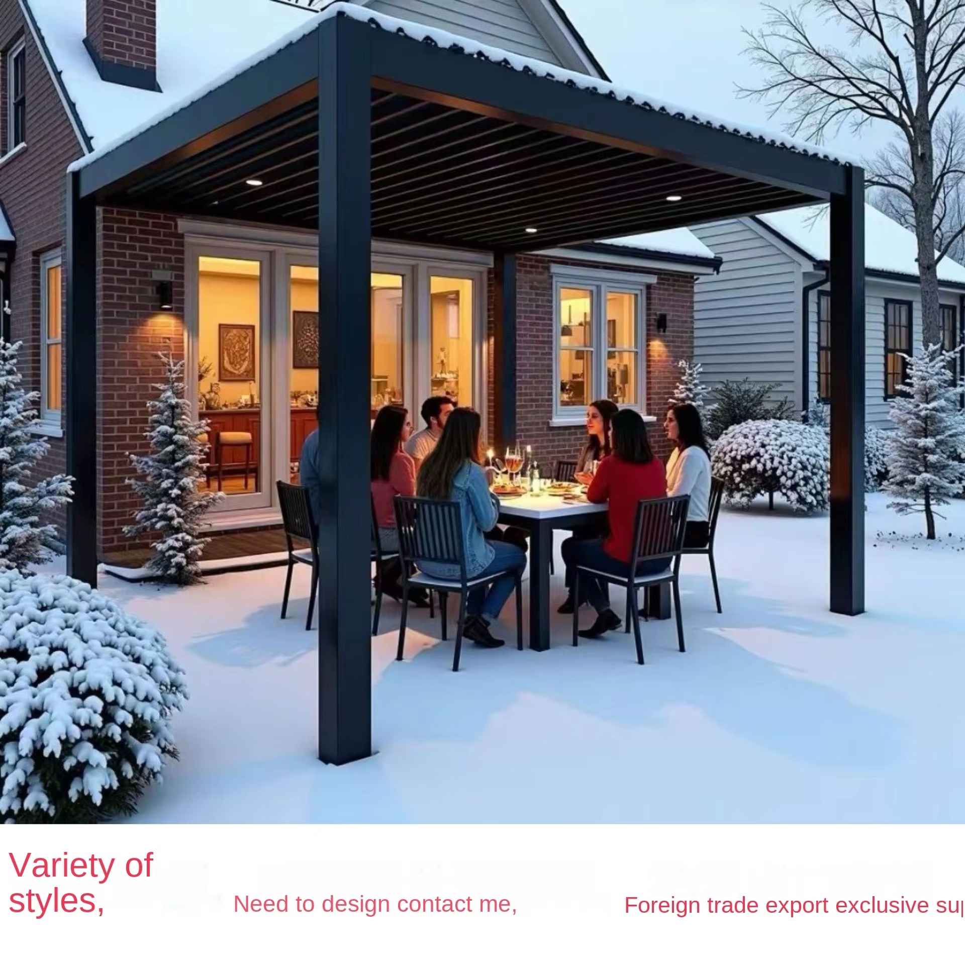 Customized Aluminum Pergola Fr - Outdoor Furniture Aluminum recensione e prezzo