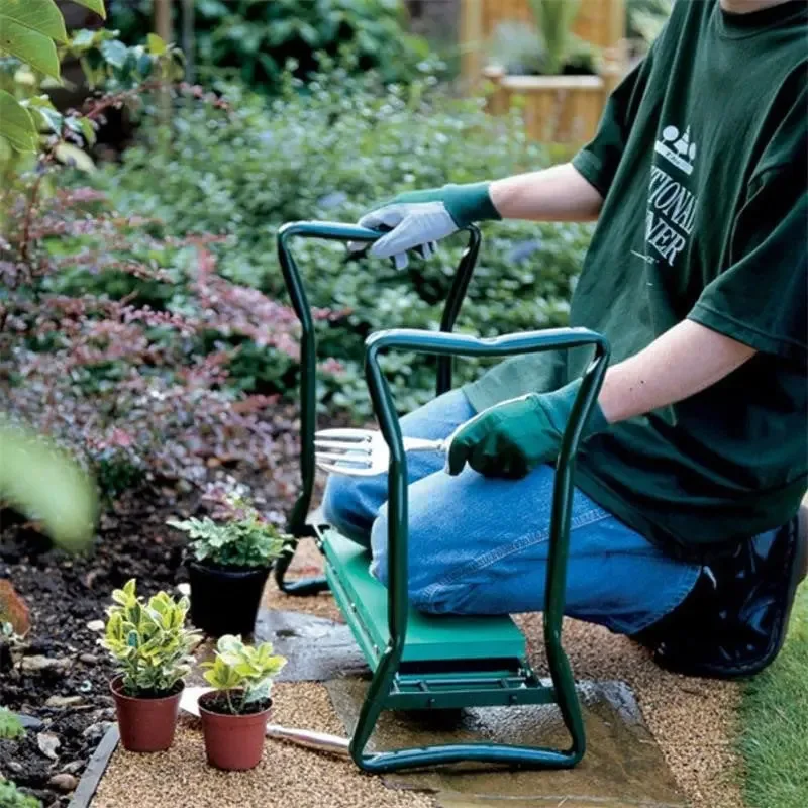 Garden Kneeler Folding Garden  - Garden Bench Metal recensione e prezzo