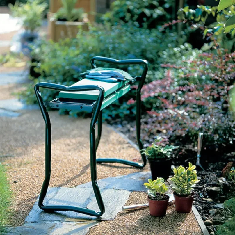 Garden Kneeler Folding Garden  - Garden Bench Metal recensione e prezzo