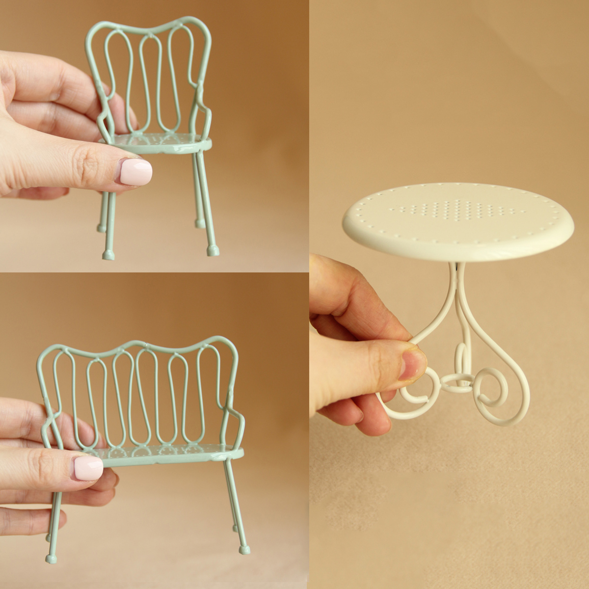 1:8/1:12 Miniature Iron Table  - Outdoor Furniture Hotel recensione e prezzo