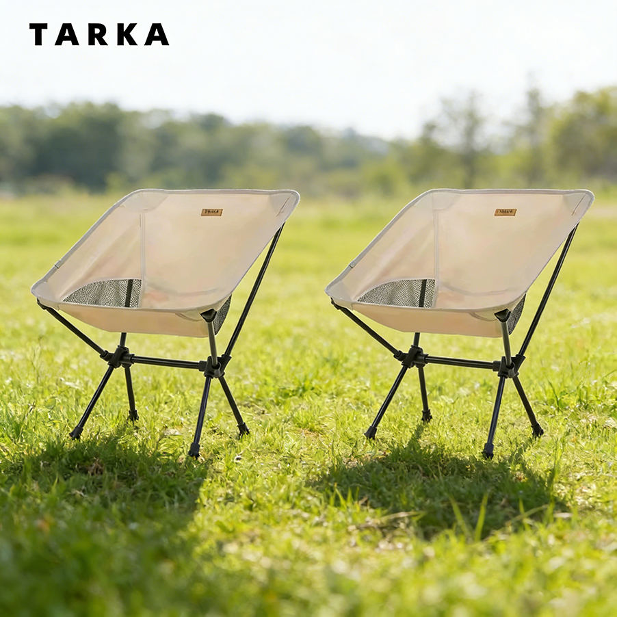 TARKA 2Pcs Folding Chairs for  - Outdoor Furniture Aluminum recensione e prezzo