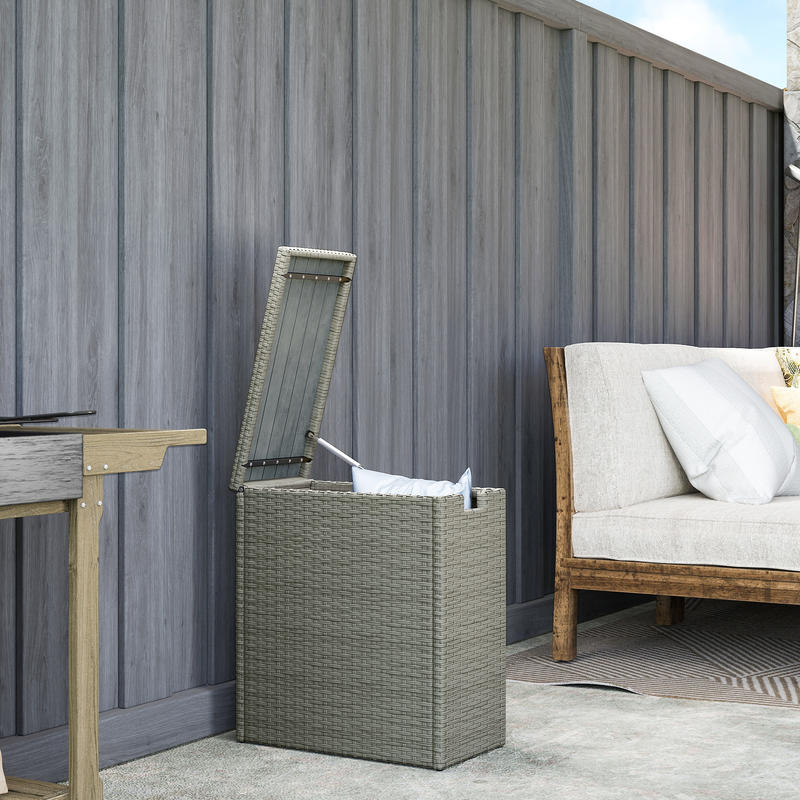 Poly Rattan Garden Box, 66 L S - Garden Storage Box recensione e prezzo