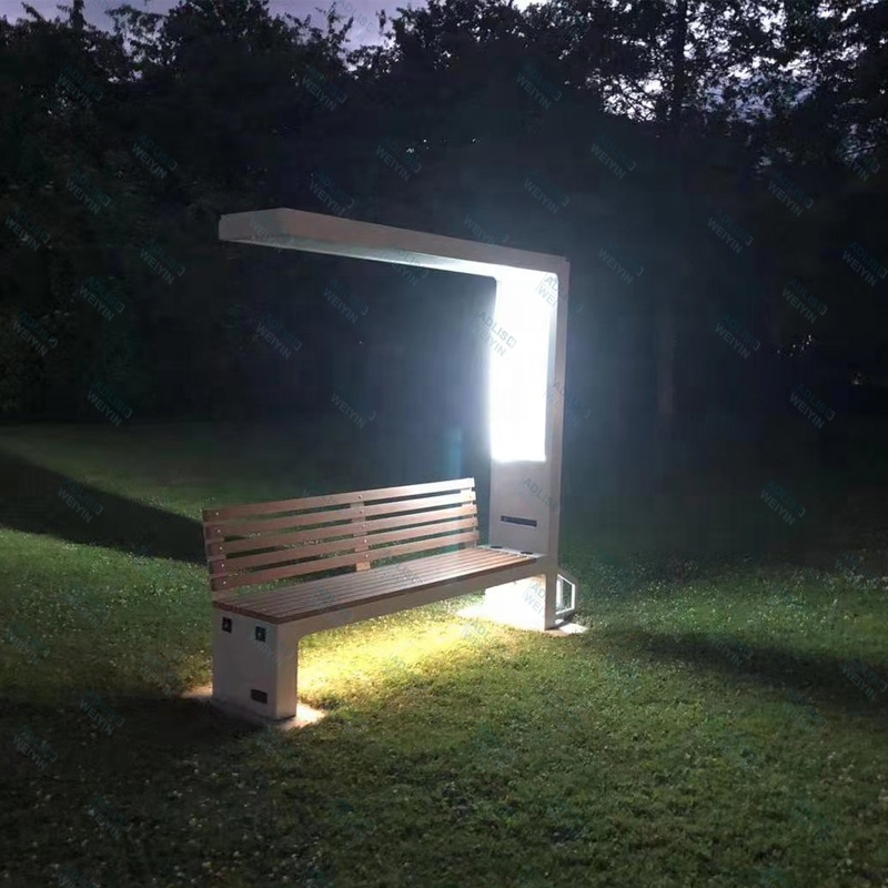Urban Modern Smart Solar Cell  - Outdoor Furniture Wood recensione e prezzo