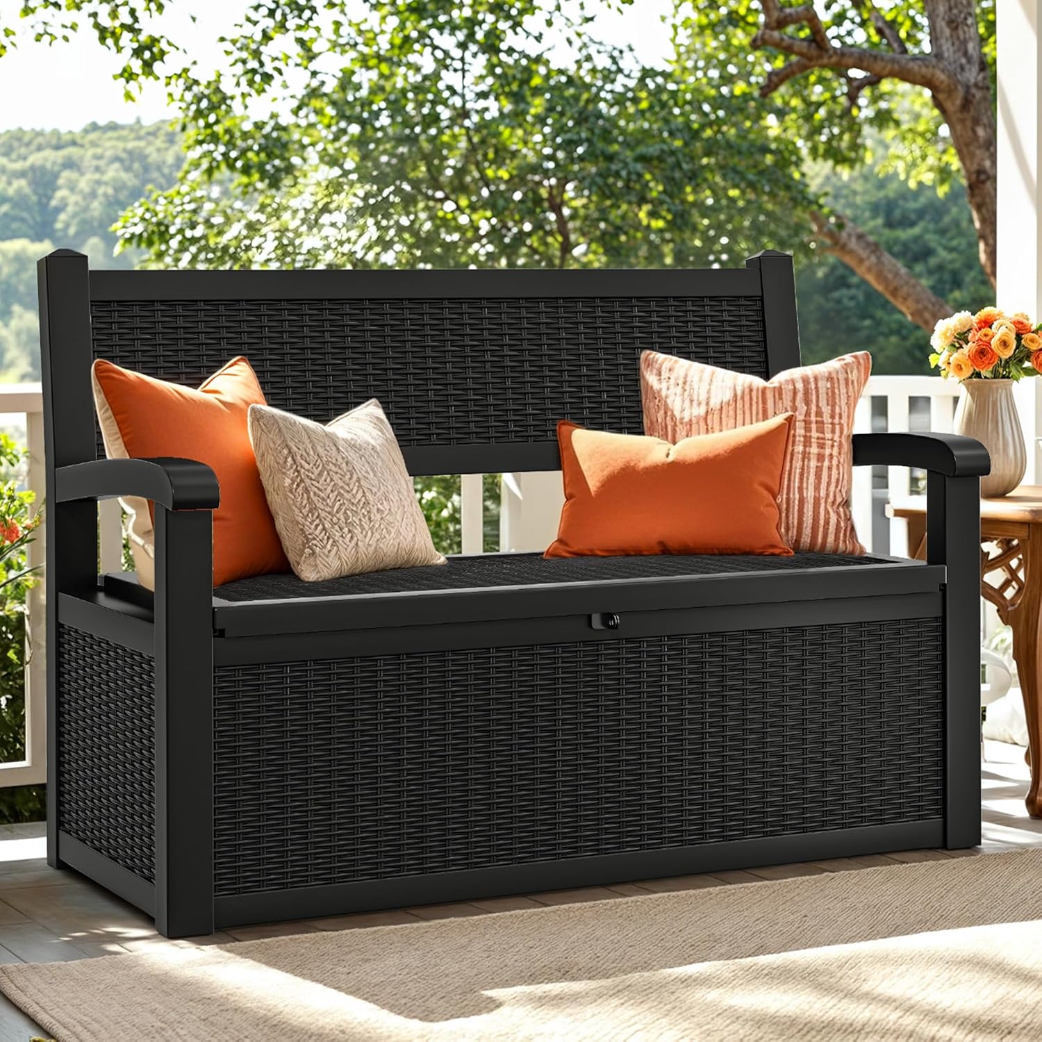 70 Gallon Deck Bench with Stor - Garden Storage Box recensione e prezzo
