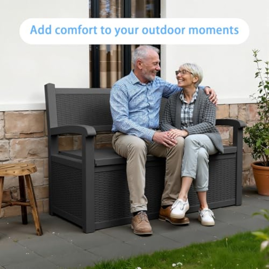 80 Gallon Weatherproof Outdoor - Garden Storage Box recensione e prezzo