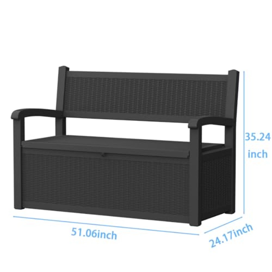 80 Gallon Weatherproof Outdoor - Garden Storage Box recensione e prezzo