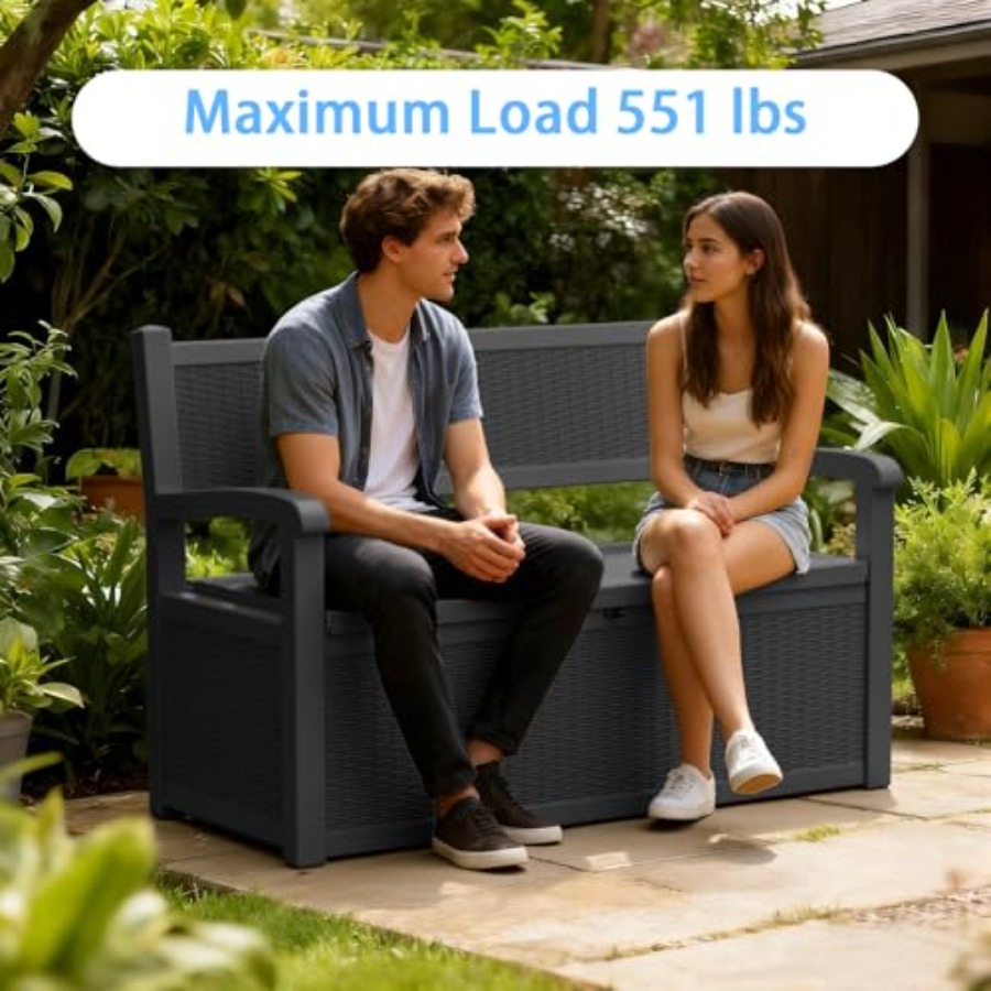80 Gallon Weatherproof Outdoor - Garden Storage Box recensione e prezzo
