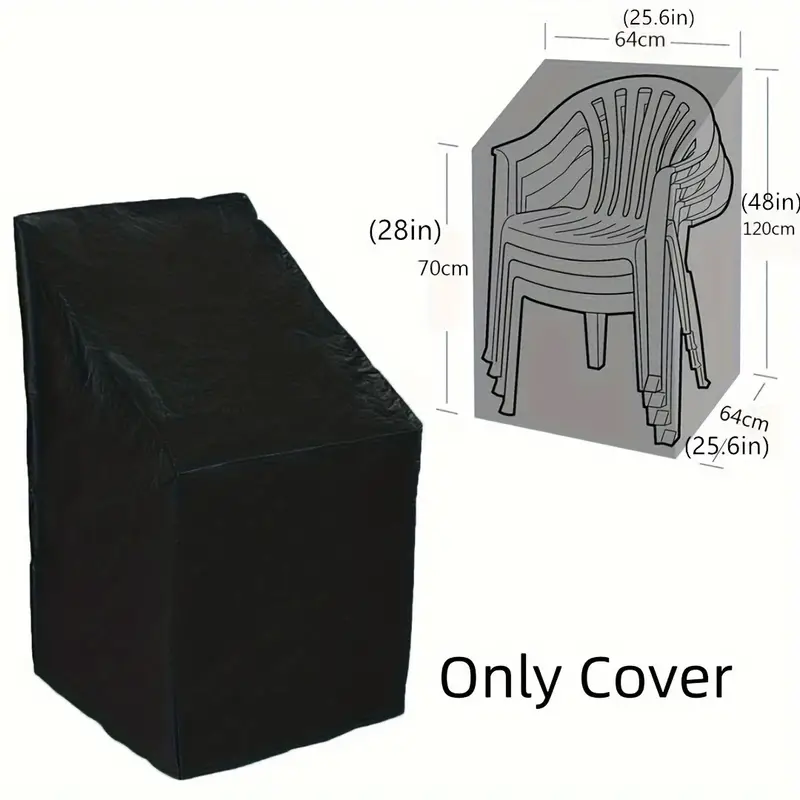 Heavy Duty Stackable Chair Cov - Outdoor Furniture Fabric Waterproof recensione e prezzo