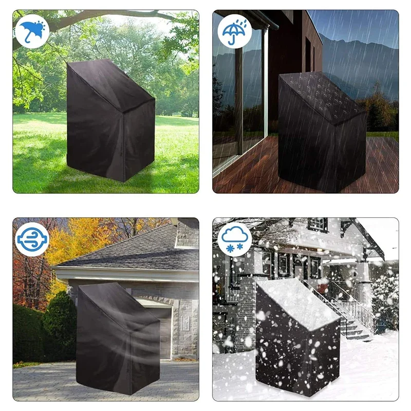 Heavy Duty Stackable Chair Cov - Outdoor Furniture Fabric Waterproof recensione e prezzo
