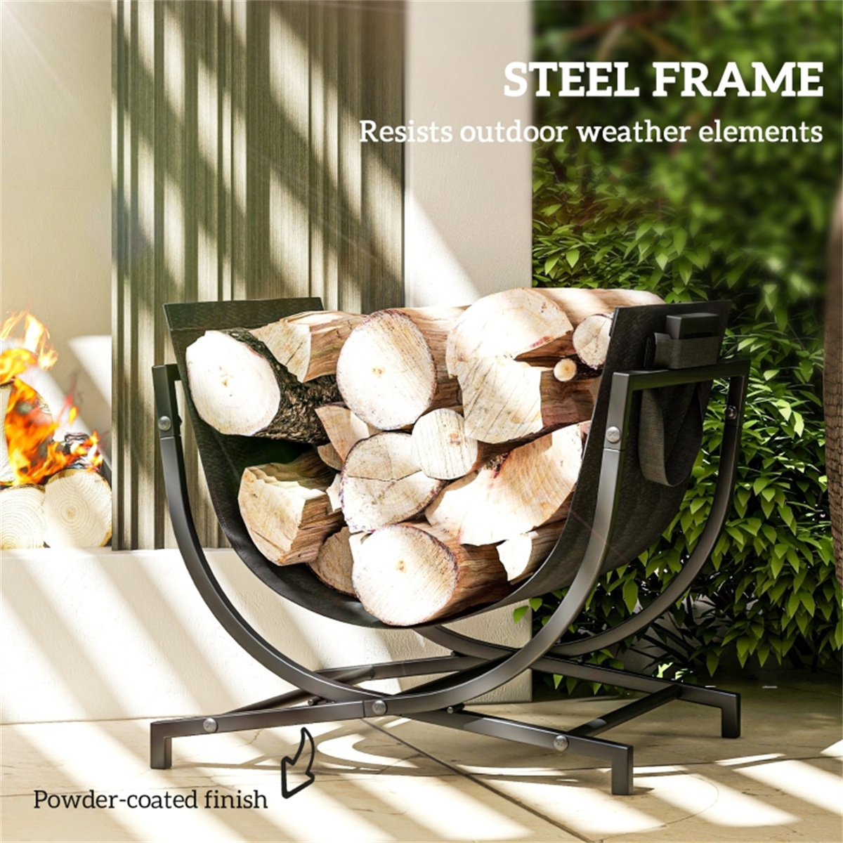 Outdoor Furniture Firewood Rac - Outdoor Furniture Wood recensione e prezzo