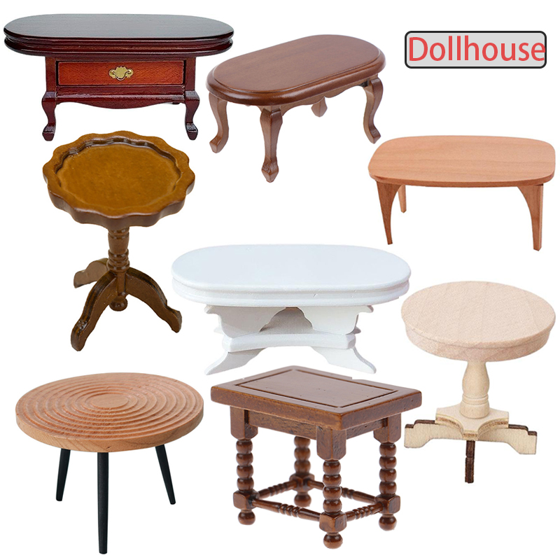 1:12 Dollhouse Miniature Round - Outdoor Furniture Wood recensione e prezzo