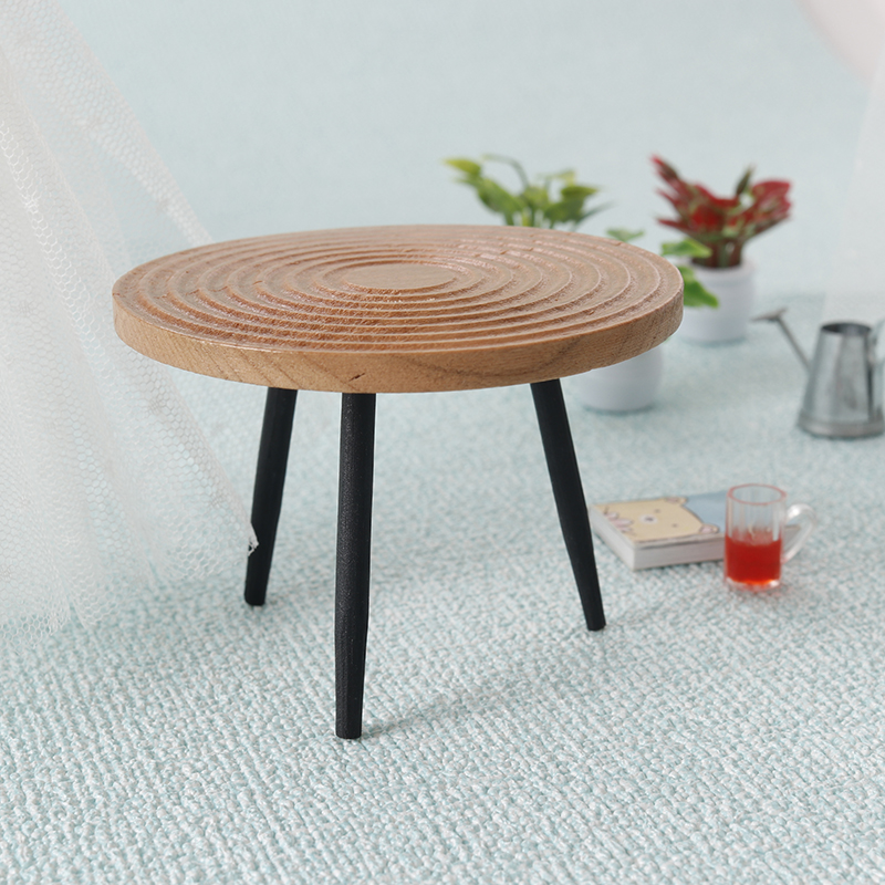 1:12 Dollhouse Miniature Round - Outdoor Furniture Wood recensione e prezzo