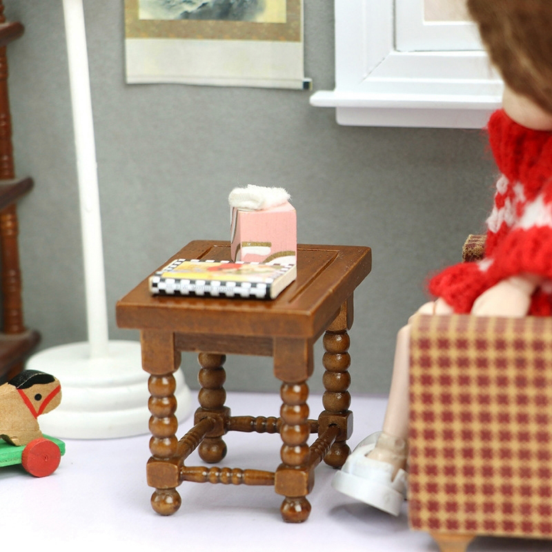 1:12 Dollhouse Miniature Round - Outdoor Furniture Wood recensione e prezzo