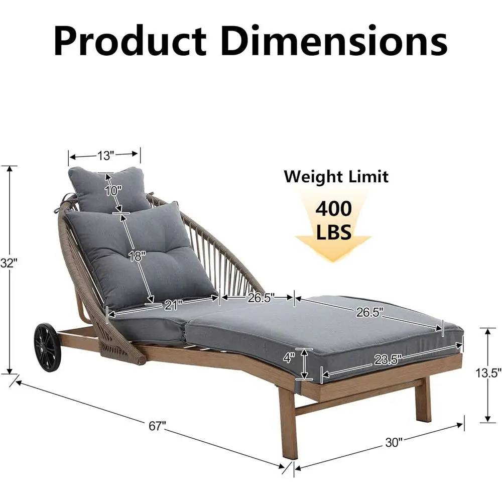 Patio Chaise Lounge Chairs Set - Outdoor Furniture Philippines recensione e prezzo