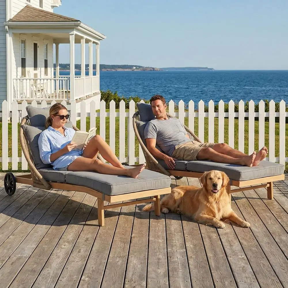 Patio Chaise Lounge Chairs Set - Outdoor Furniture Philippines recensione e prezzo