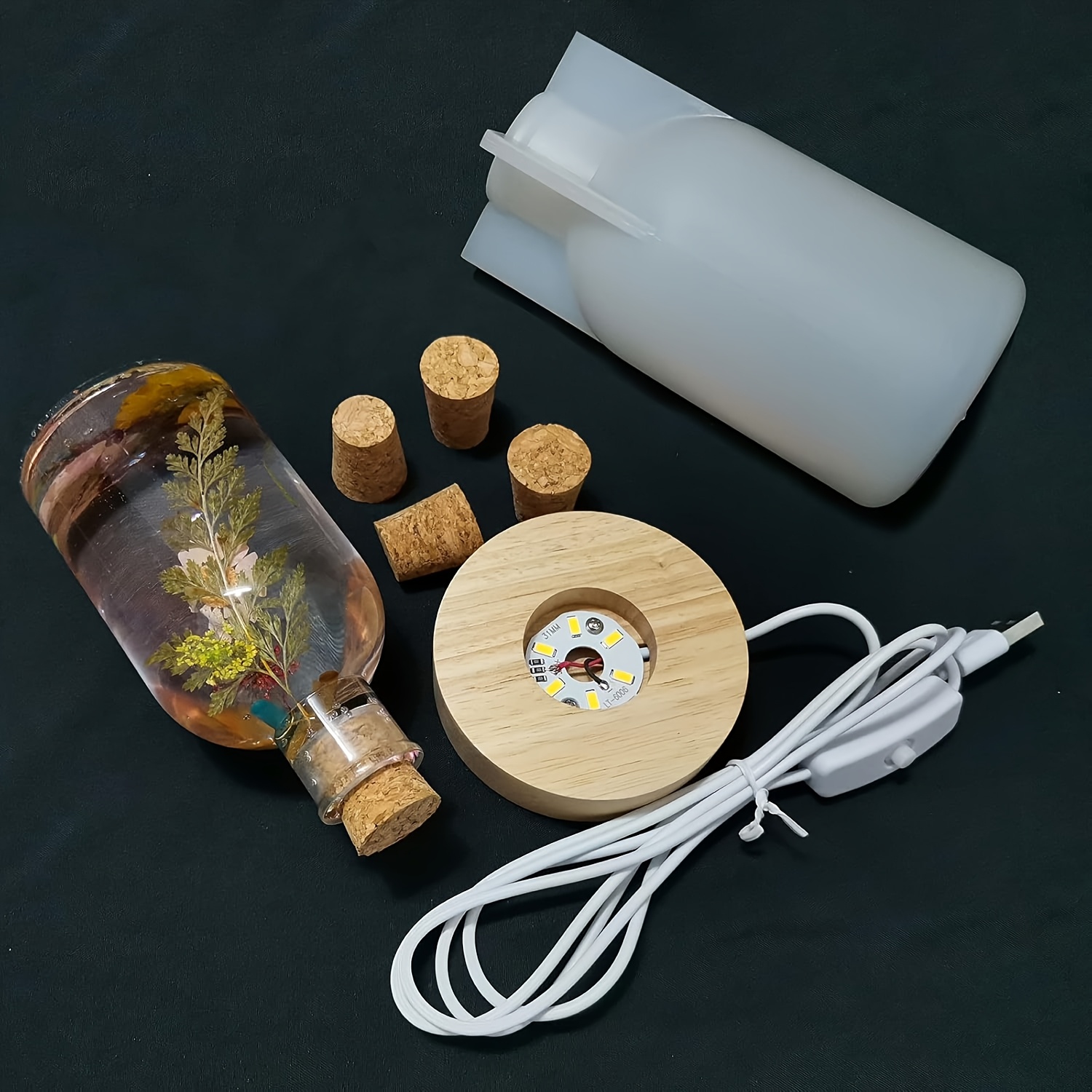 Drift Bottle Light Resin Mold  - Outdoor Furniture Wood recensione e prezzo