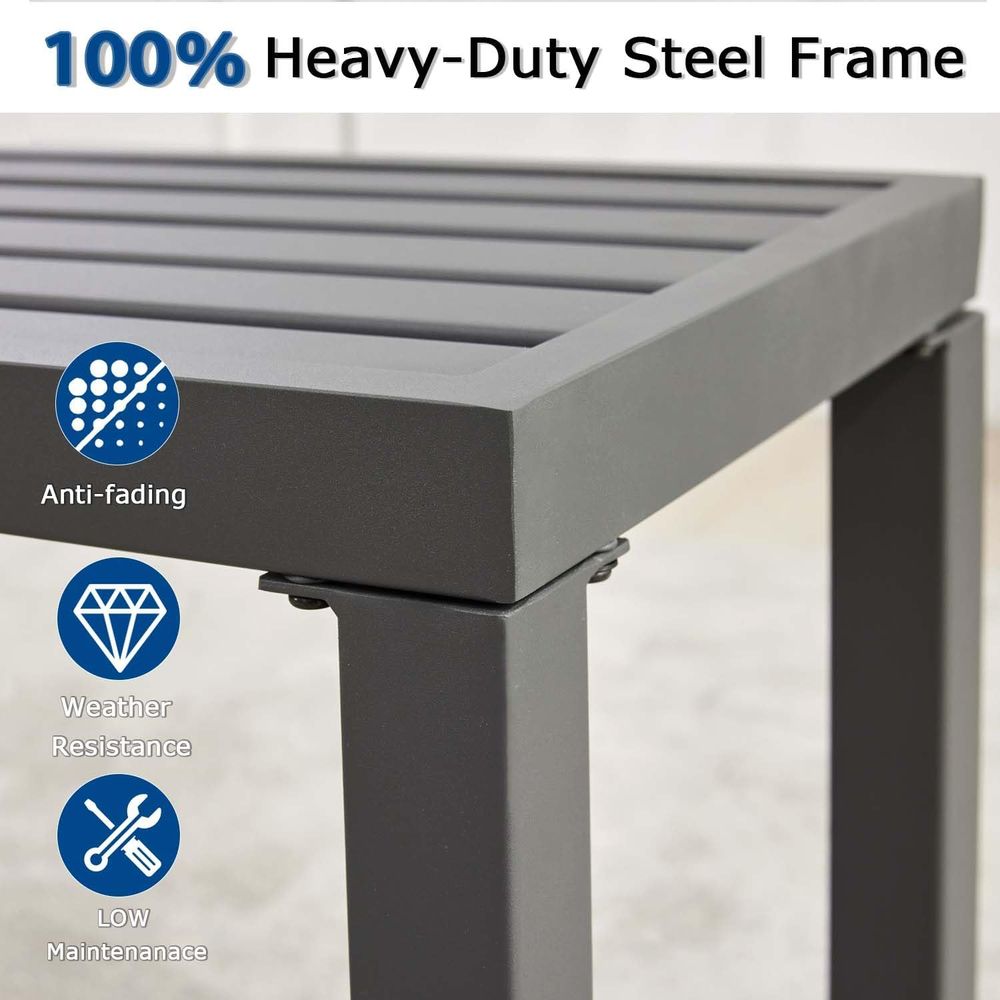 Durable Metal Outdoor Bench Se - Garden Bench Metal recensione e prezzo