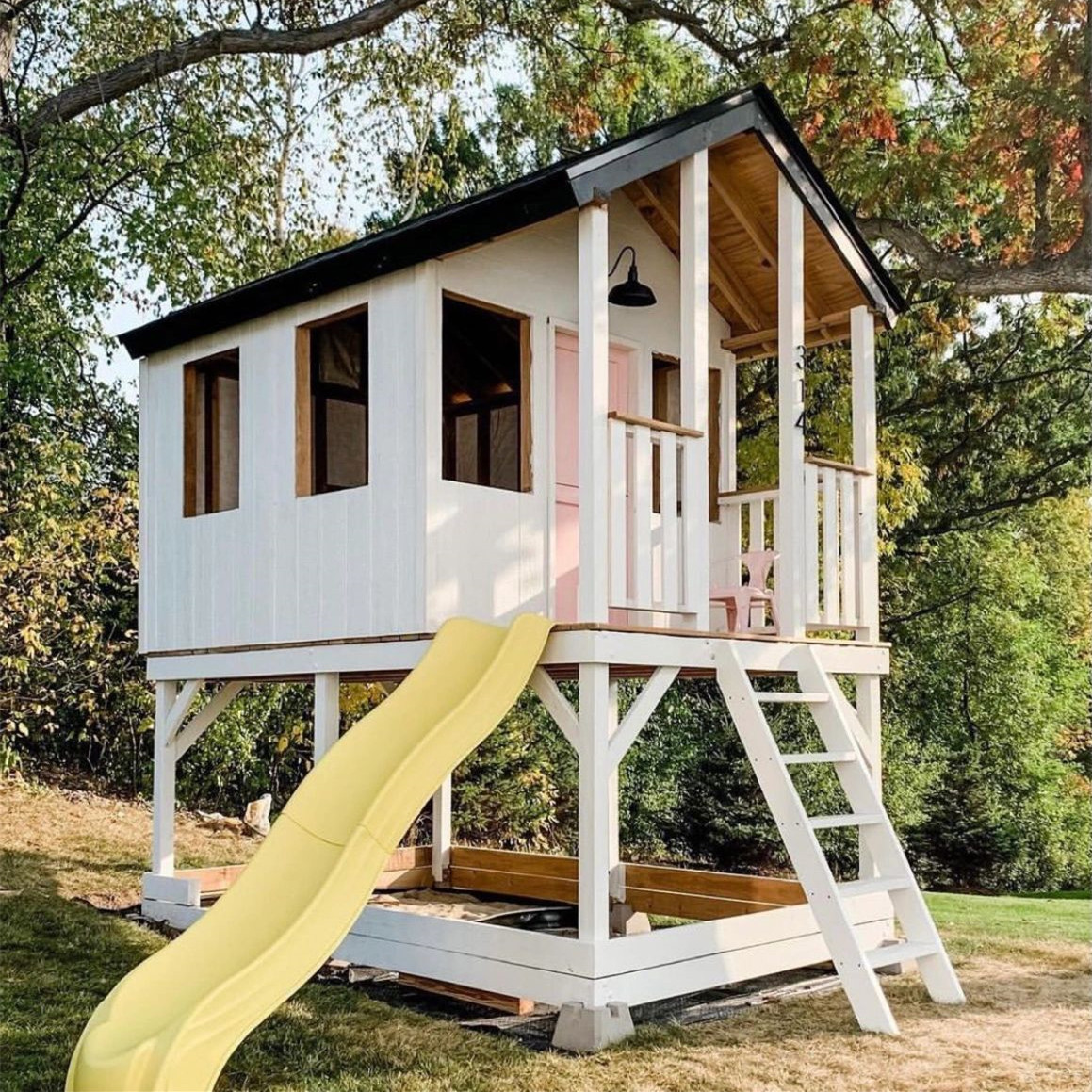 Kindergarten Playhouse Outdoor - Outdoor Furniture Wood recensione e prezzo