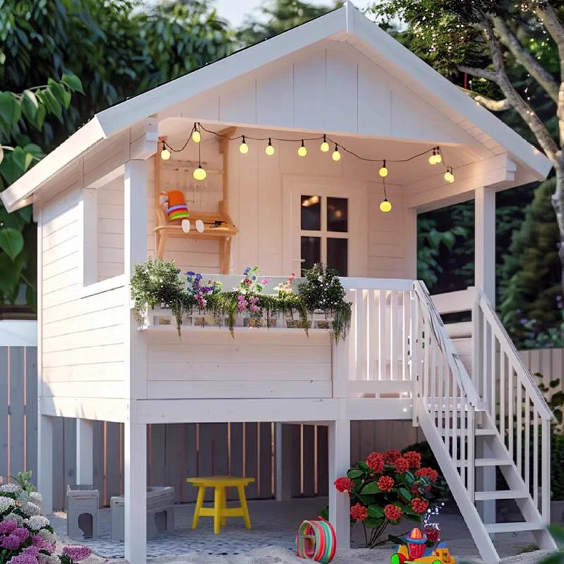 Kindergarten Playhouse Outdoor - Outdoor Furniture Wood recensione e prezzo