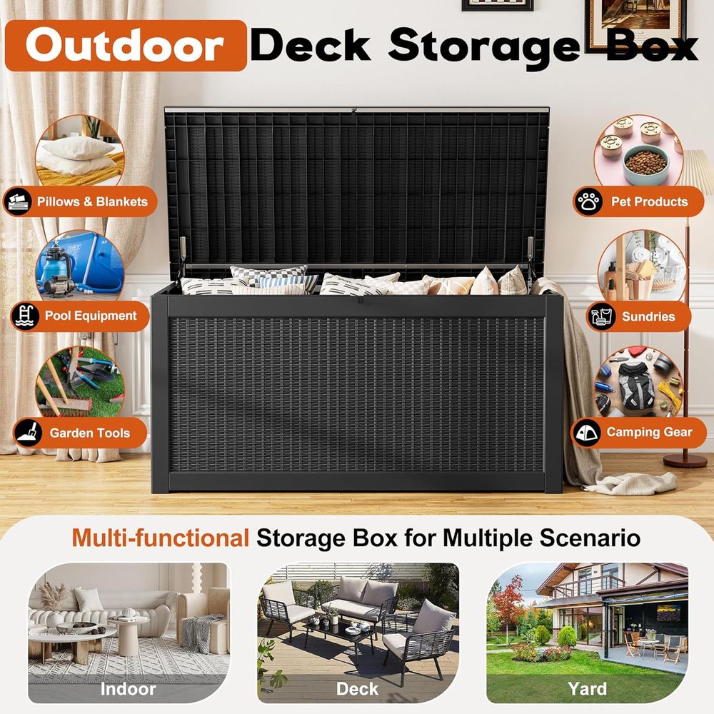 Weatherproof and UV-Resistant  - Garden Storage Box recensione e prezzo