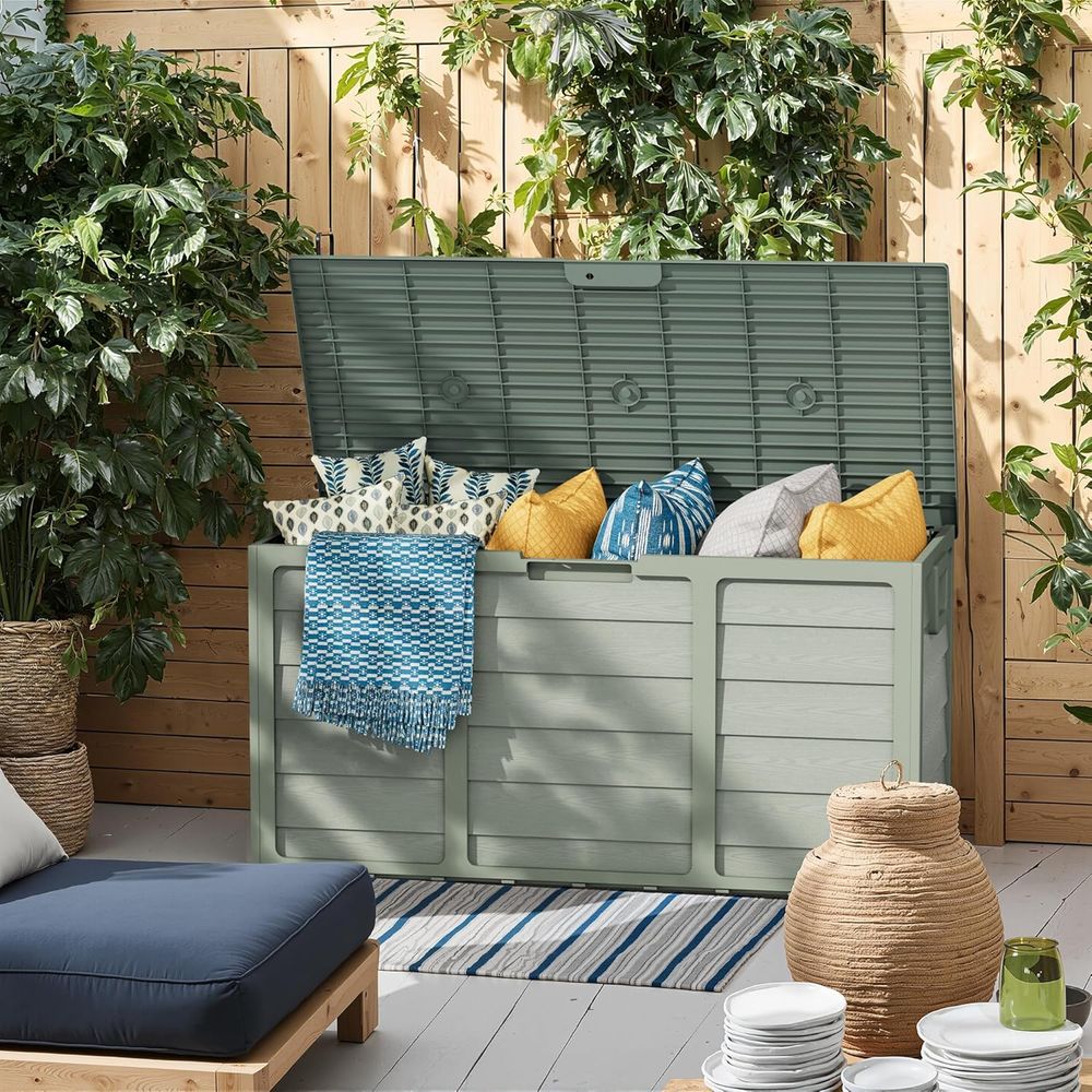 75 Gallon Outdoor Storage Deck - Garden Storage Box recensione e prezzo