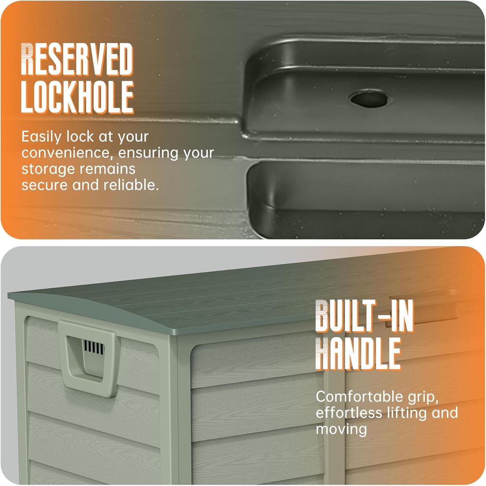 75 Gallon Outdoor Storage Deck - Garden Storage Box recensione e prezzo