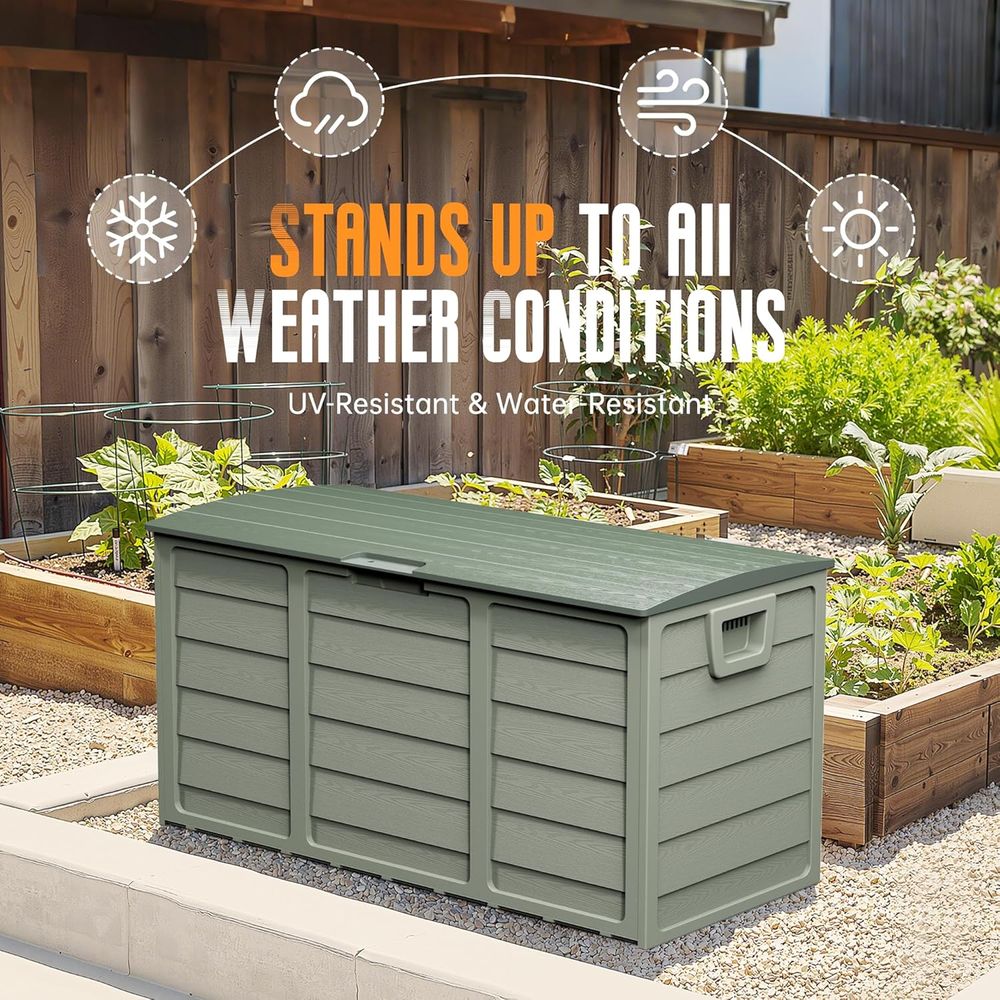 75 Gallon Outdoor Storage Deck - Garden Storage Box recensione e prezzo