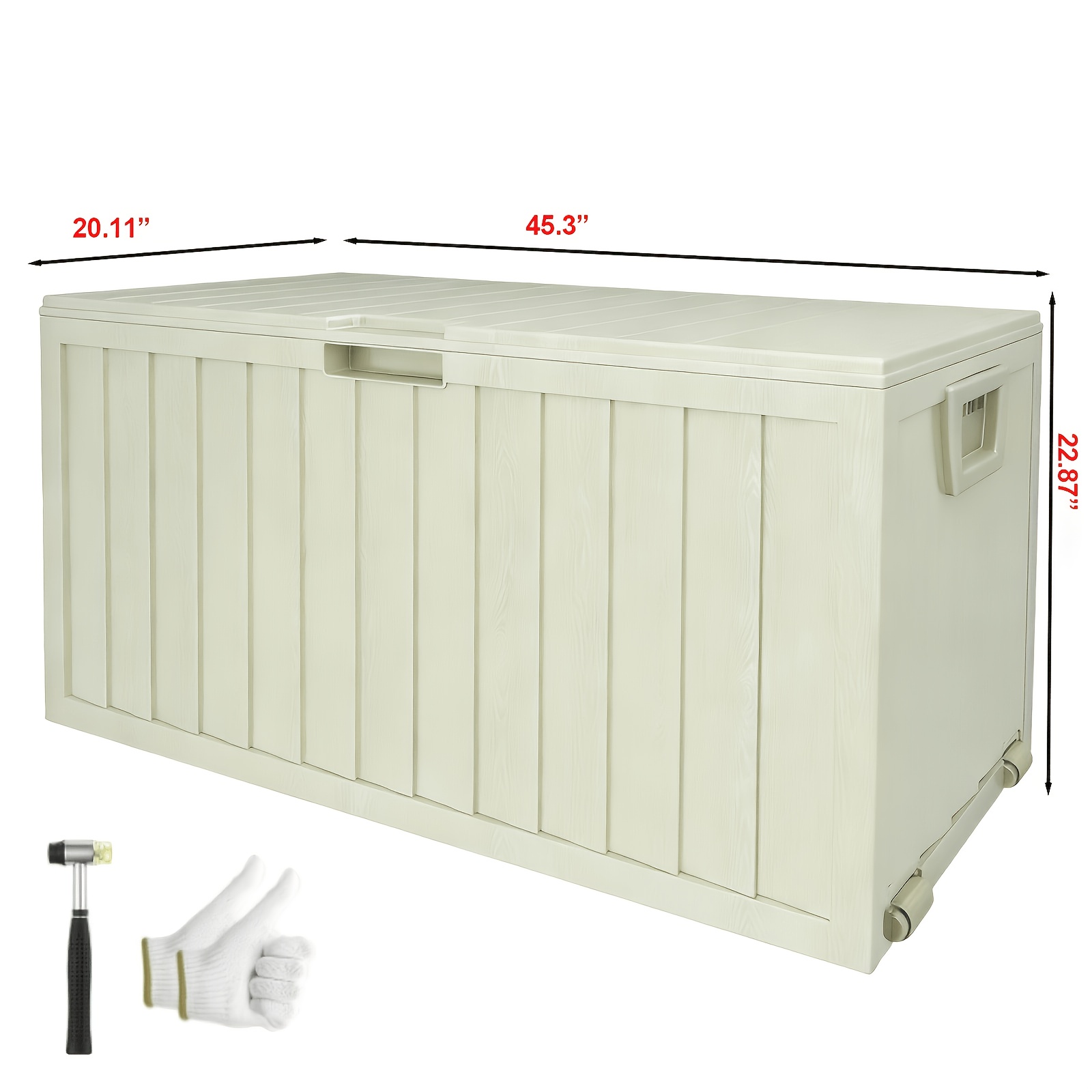 75/35 Gallon Outdoor Storage B - Garden Storage Box recensione e prezzo