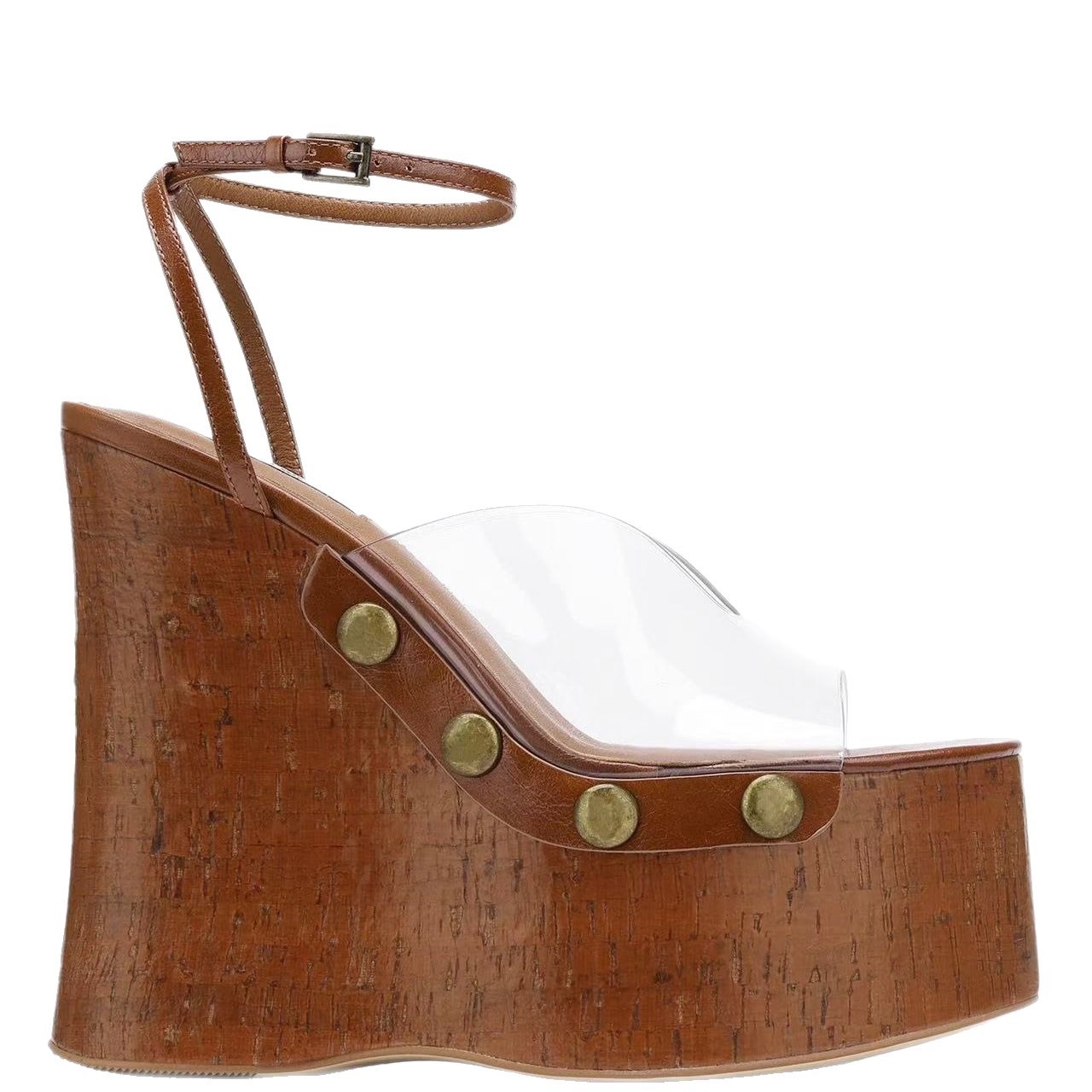 High-heeled 14 cm Thick-heeled - Outdoor Furniture Wood recensione e prezzo
