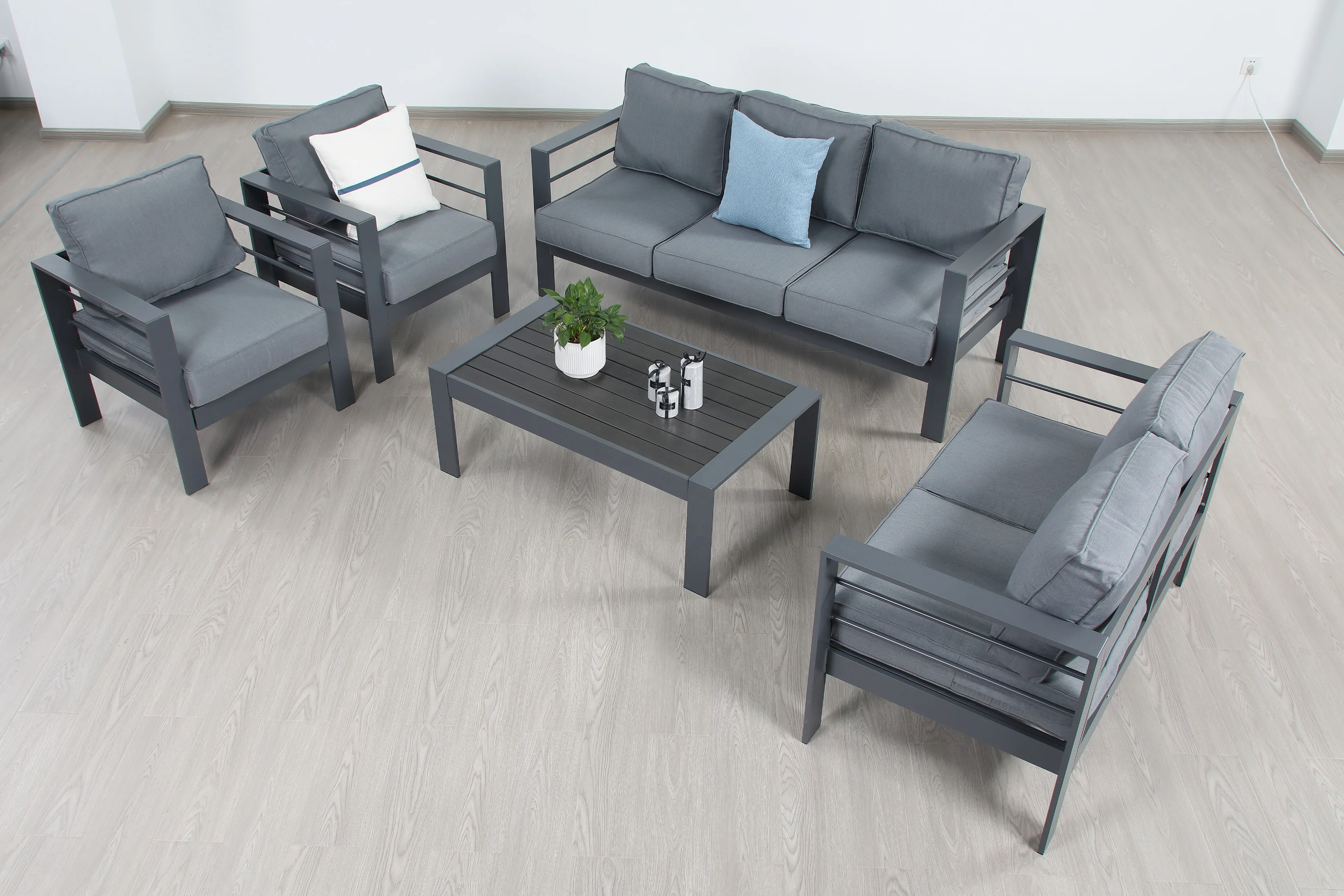 Frame Powder Coated Sofa Set F - Outdoor Furniture Hotel recensione e prezzo