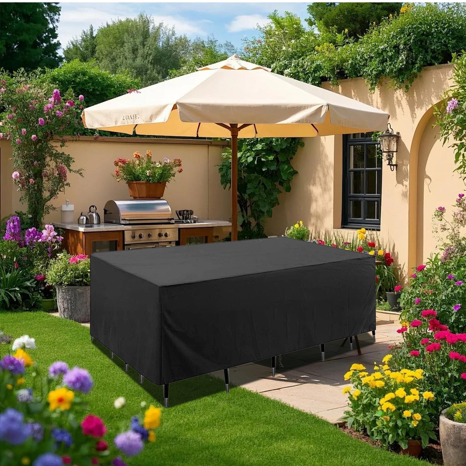 Outside Table Cover Sun Protec - Outdoor Furniture Fabric Waterproof recensione e prezzo
