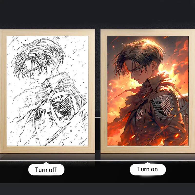 Anime Attack On Titan Led Ligh - Outdoor Furniture Wood recensione e prezzo