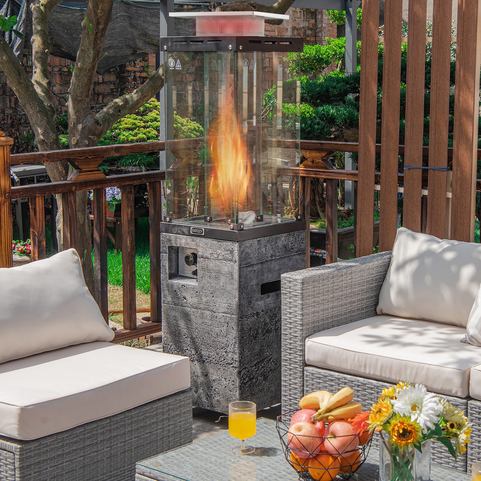 41,000 BTU Propane Patio Heate - Patio Heater Standing recensione e prezzo