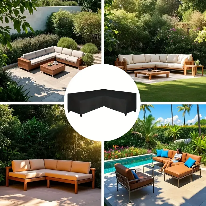 Anti-UV L-shaped Outdoor Sofa  - Outdoor Furniture Fabric Waterproof recensione e prezzo