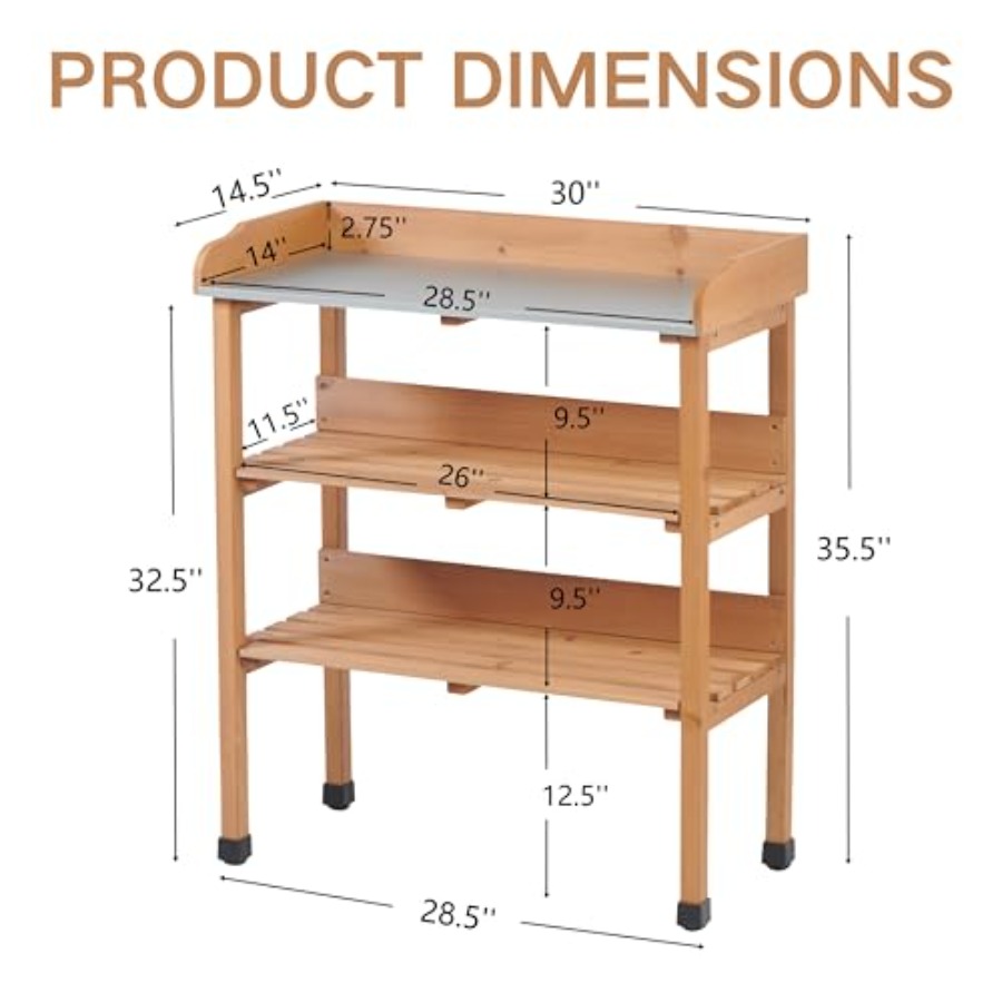 Outdoor potting bench with met - Garden Bench Metal recensione e prezzo