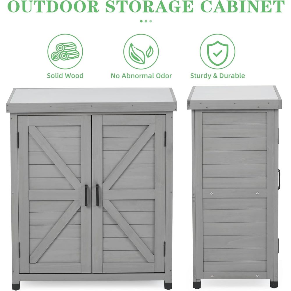 Outdoor Potting Bench with Sto - Garden Bench Metal recensione e prezzo