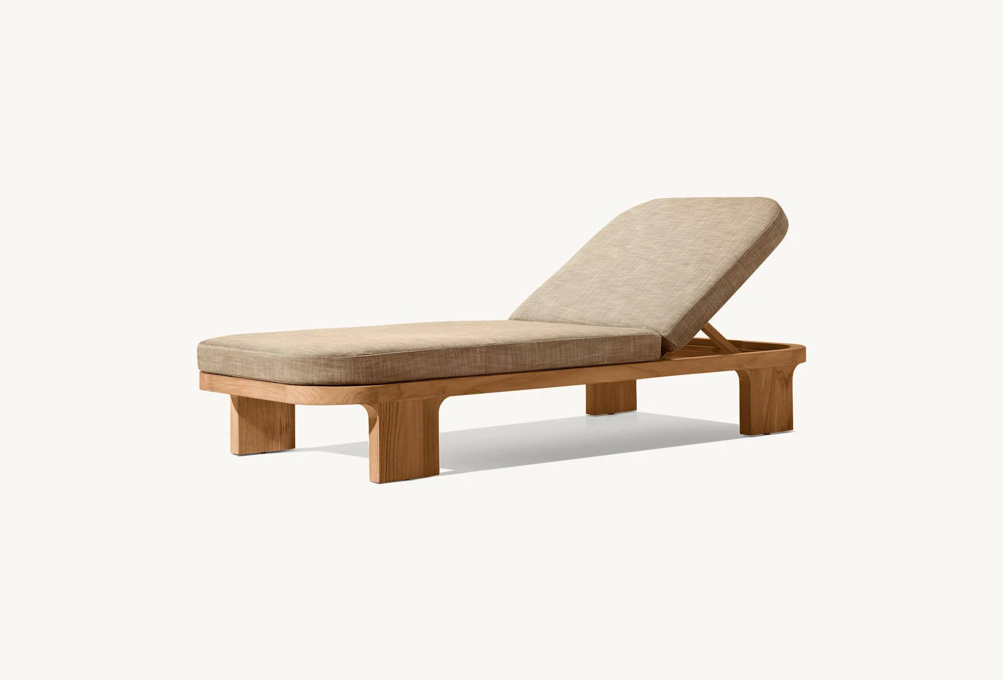 Custom Teak Wood Patio Lounger - Outdoor Furniture Hotel recensione e prezzo